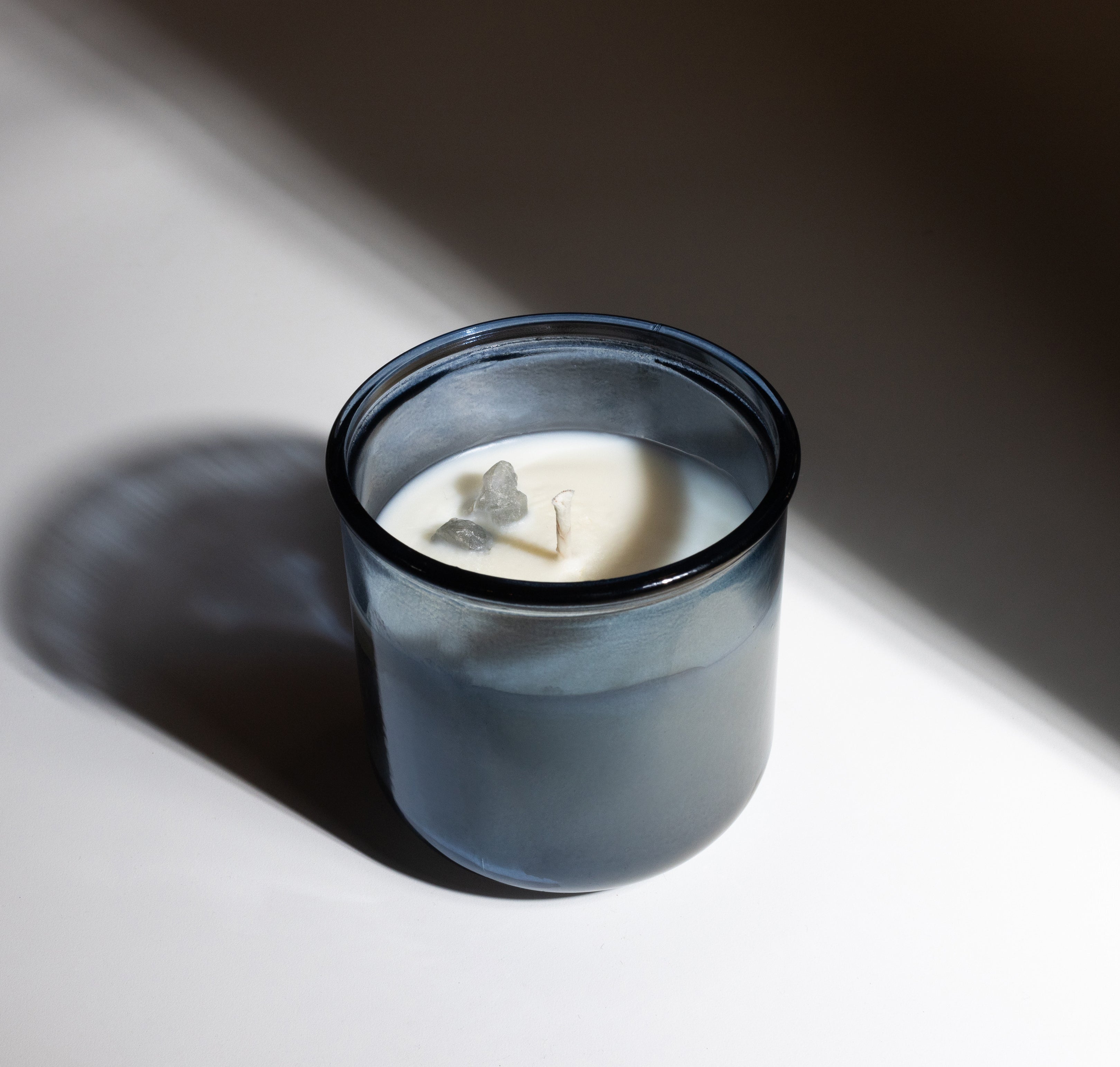 STEEL SAGUARO CRYSTAL CANDLE