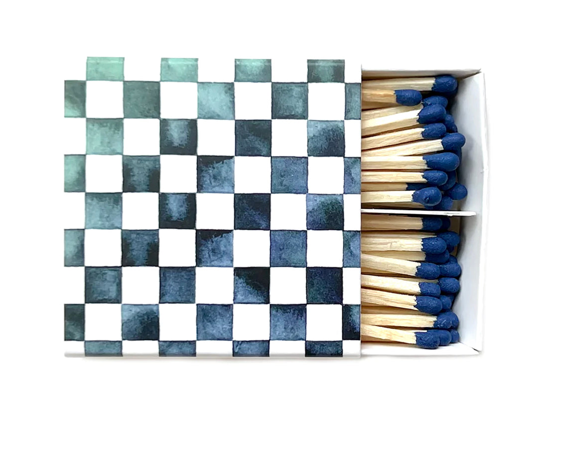 Blue Checkered Box