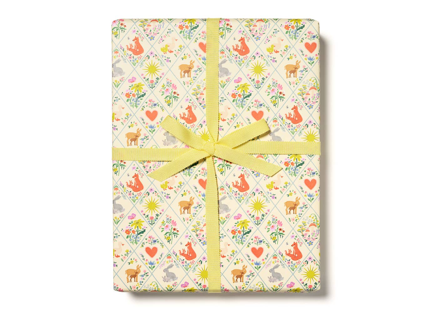Woodland Critters Baby Wrapping Paper: Rolls of 3 sheets | Red Cap Cards