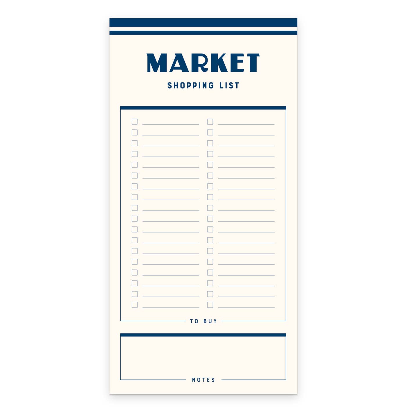 Ruff House Print Shop - Market Shopping List Market List Notepad
