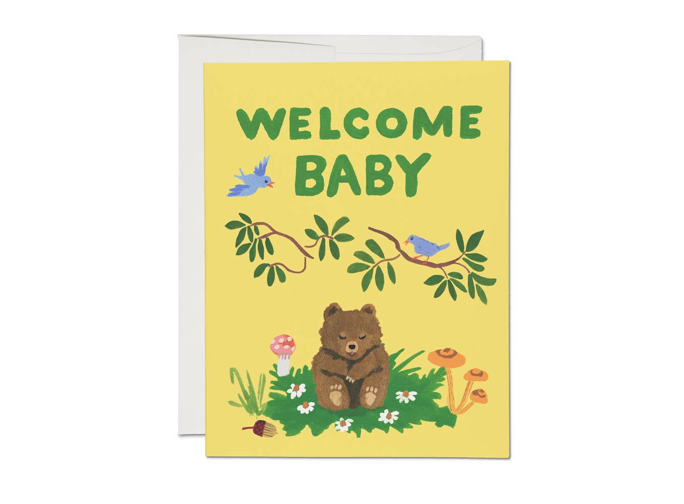 Baby Cub Greeting Card | Red Cap Cards