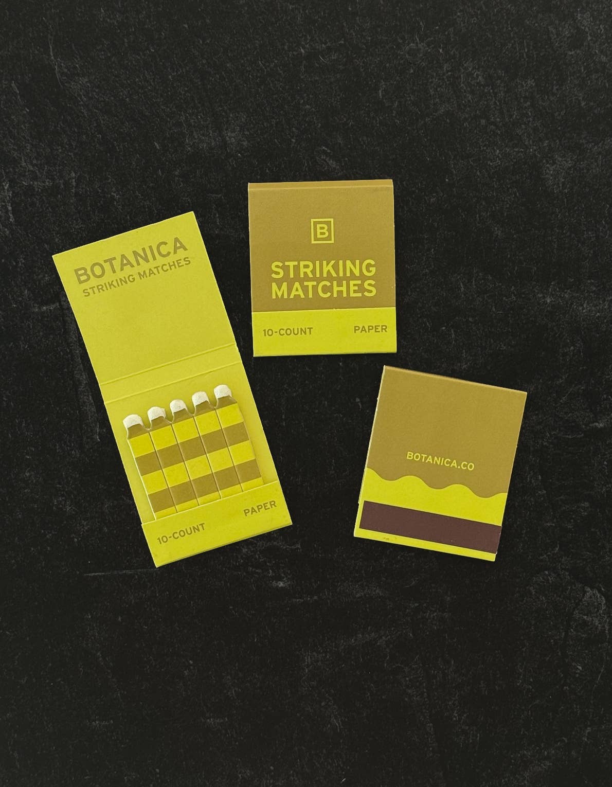 Signature Matchbook - Savanna (Olive/Yellow) | BOTANICA