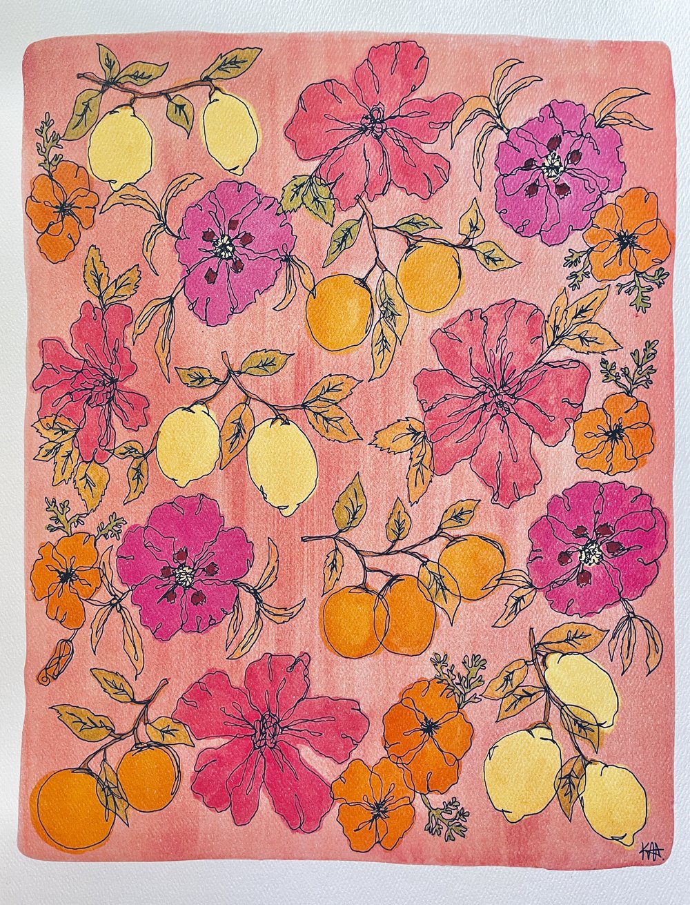 Sweet Summer Print | Kim Hoppe 11 x 14"