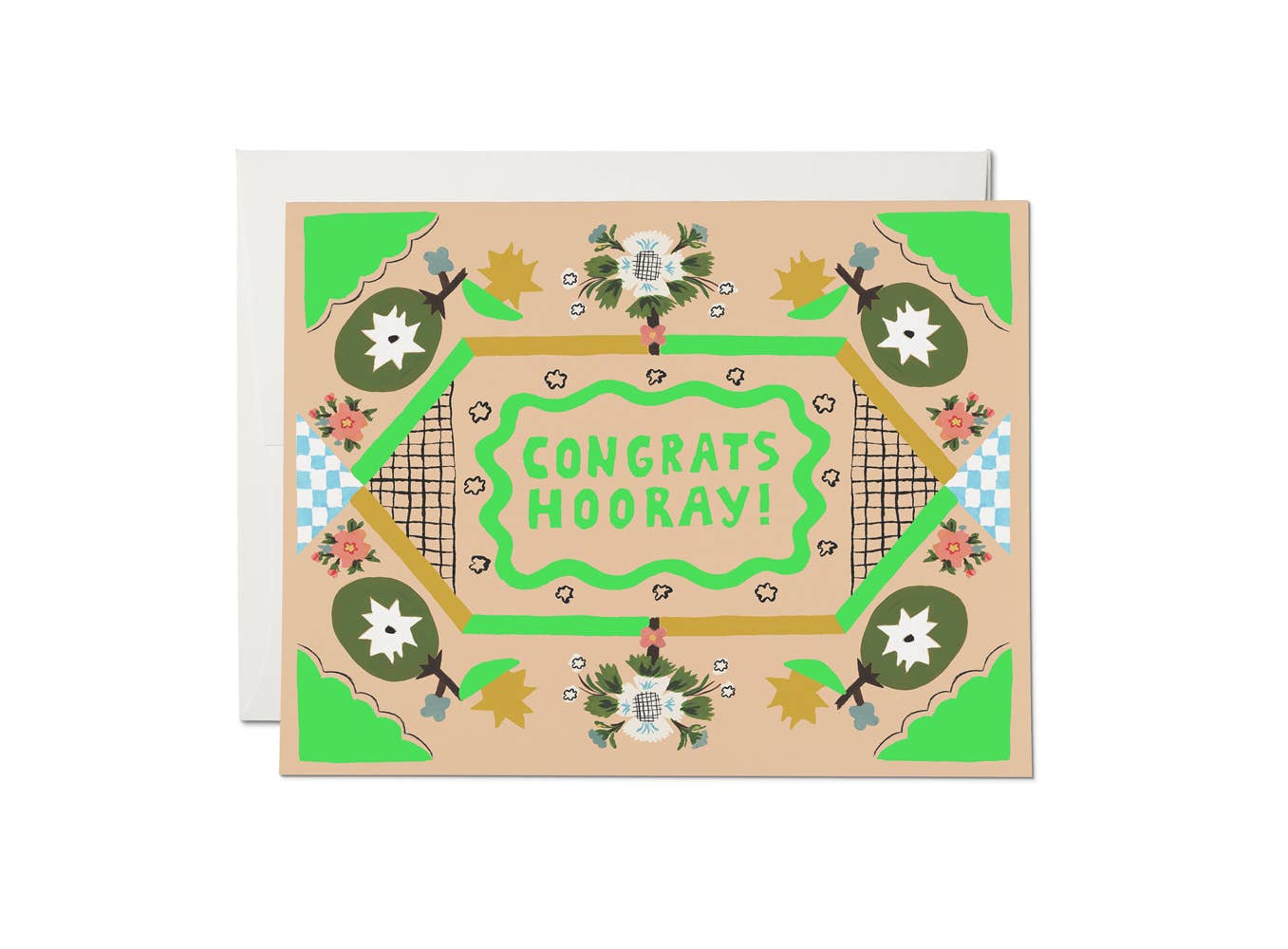 Congrats Hooray Greeting Card | Red Cap Cards