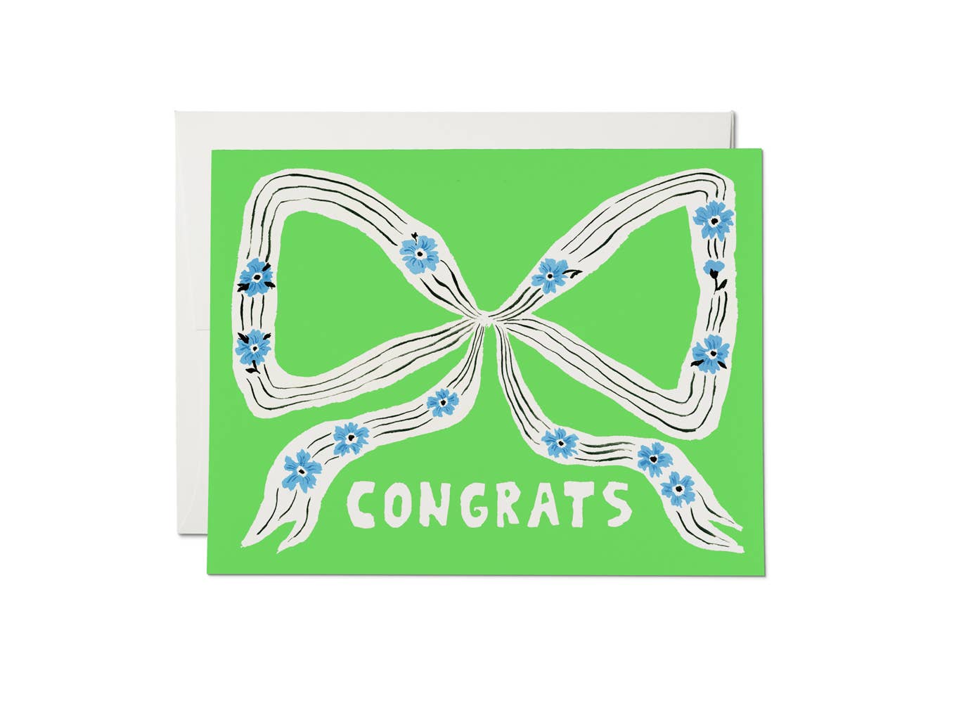 Perfect Bow Congrats Greeting Card | Red Cap Cards